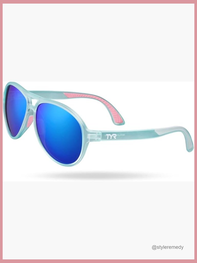 Polarized Aviator Sunglasses With Hts Frames, Uv400 Protection